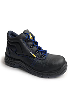 YURINOX BOOTS UNIONSHOES, Classical Work Boots with Composite Safety Toe, Breathable, Light Weight black