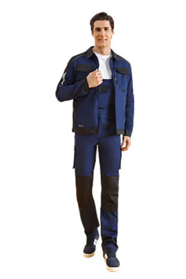 UNIONWORKWEAR STATUS-2 SET Jacket&Semi-overalls dark blue/black