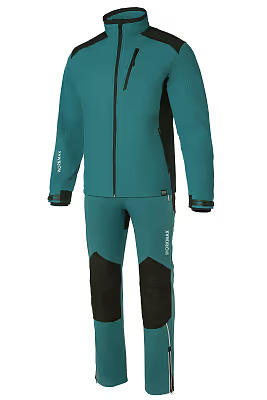 WORKMAX SET Jacket&Pants 0245 Dark turquoise/black