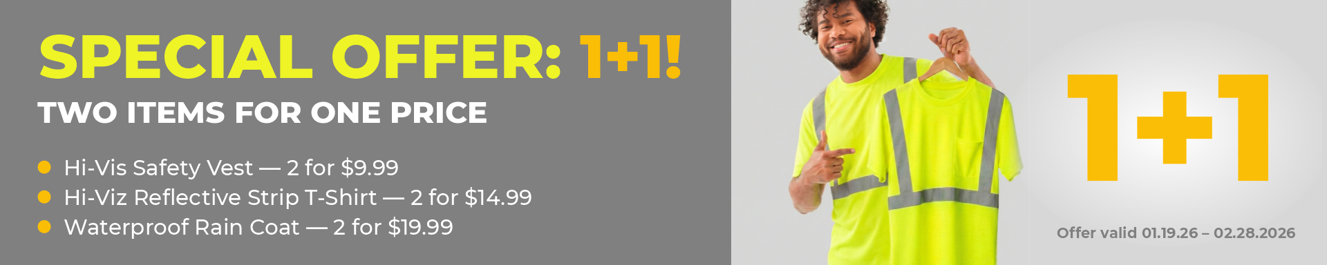 2 FOR THE PRICE OF 1: MORE GEAR, LESS SPEND!