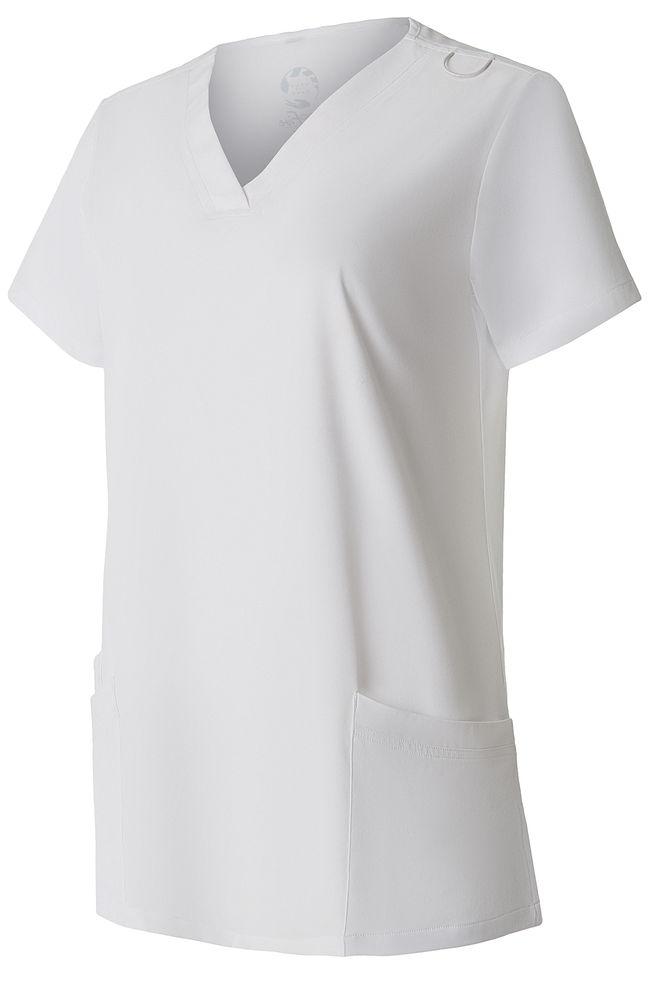 ERGOFIVE ACTIVE Women's V-Neck 4WS Top EAJW02 White