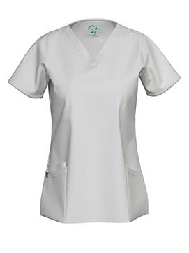 ERGOFIVE ACTIVE Women's V-Neck Top - White