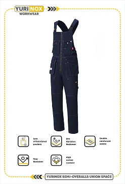 YURiNOX UNION SPACE Overalls - Dark blue