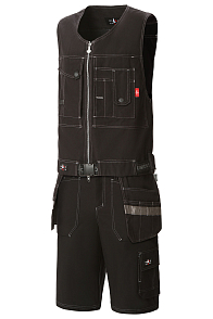 YURiNOX UNION SPACE SET Vest&Shorts Black