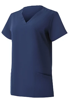 ERGOFIVE ACTIVE Women's V-Neck 4WS Top EAJW02 Dark blue