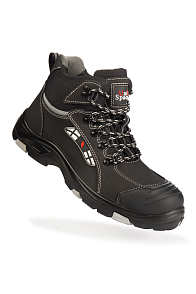 YURINOX BOOTS UNIONSPACE Modern Work Boots with Composite Safety Toe and Puncture-Proof Kevlar Sole black