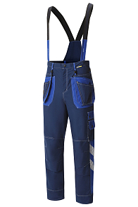 YURINOX PANTS (TROUSERS) PROGRESS Dark Blue/Royal Blue