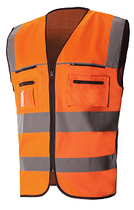 YURINOX SPECTR PREMIUM Hi-Viz VEST Orange