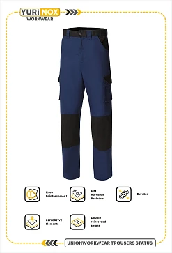 UNIONWORKWEAR STATUS Work Pants - Dark Blue/Black