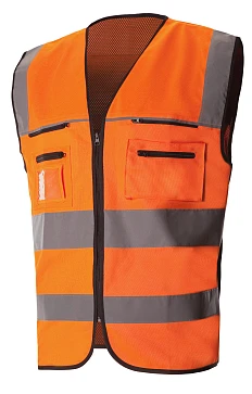 YURiNOX SPECTR PREMIUM Hi-Viz Safety Vest - Orange