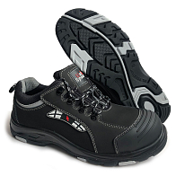 YURINOX HALF-BOOTS UNIONSPACE Modern Work Half-Boots with Composite Safety Toe and Puncture-Proof Kevlar Sole black
