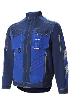 YURiNOX PROGRESS Safety Work Jacket - Dark Blue/Royal Blue