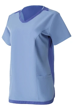 ERGOFIVE ACTIVE Women's 4WS Top with Breathable Mesh EAJW10 Blue