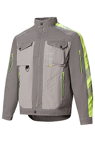 YURINOX JACKET PROGRESS Dark Gray/Light Gray/Lemony