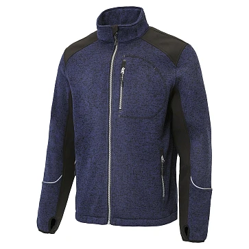 UNIONWORKWEAR FULL ZIP HIGH COLLAR SWEATSHIRT 0095 Dark Blue/Black