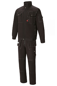 Yurinox Union Space 2 Set - Jacket & Semi-Overalls Black