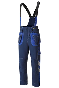 YURiNOX PROGRESS Industrial Work Pants - Dark Blue/Royal Blue