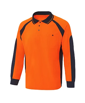 YURiNOX Hi-Viz Long Sleeve Polo 3