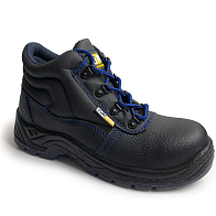 YURINOX BOOTS UNIONSHOES, Classical Work Boots with Composite Safety Toe, Breathable, Light Weight black